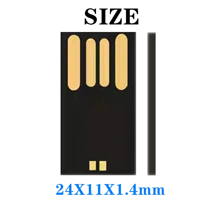 impermeabile di memoria flash 8 16 32 64GB USB 2.0 corto lungo bordo Udisk semi-finito chip pendrive all'ingrosso Della Fabbrica