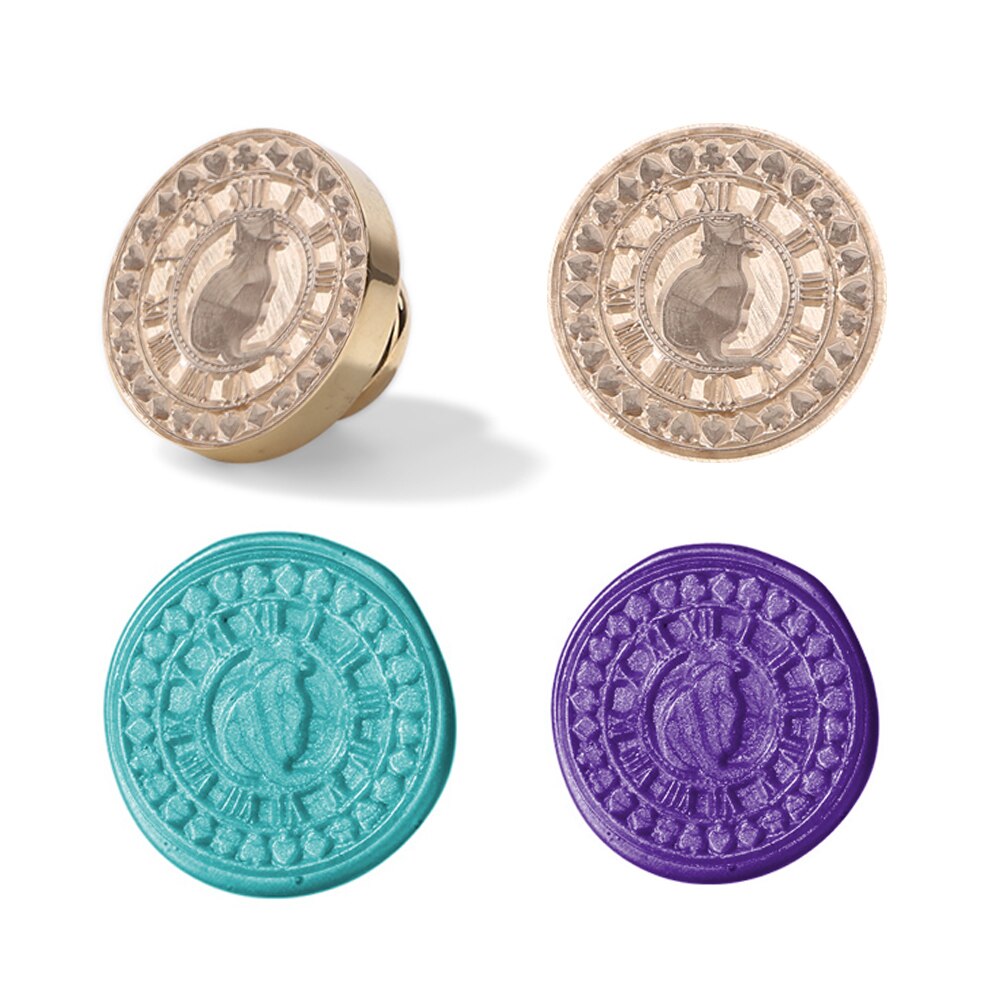 Retro Brand Verf Metalen Lakzegel Postzegels Houten Handvat Planten Patroon Diy Trouwkaarten Decoratie Verjaardag Kaart Seal Stempel: 10