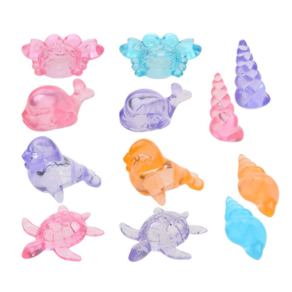 Gioco di immersioni Set di giocattoli piante per bambini giocattolo sport piscina giocattoli forma di pianta di mare giocattoli da immersione immersioni nuoto allenamento piscina giocattolo caldo: 12pcs Sea Creatures