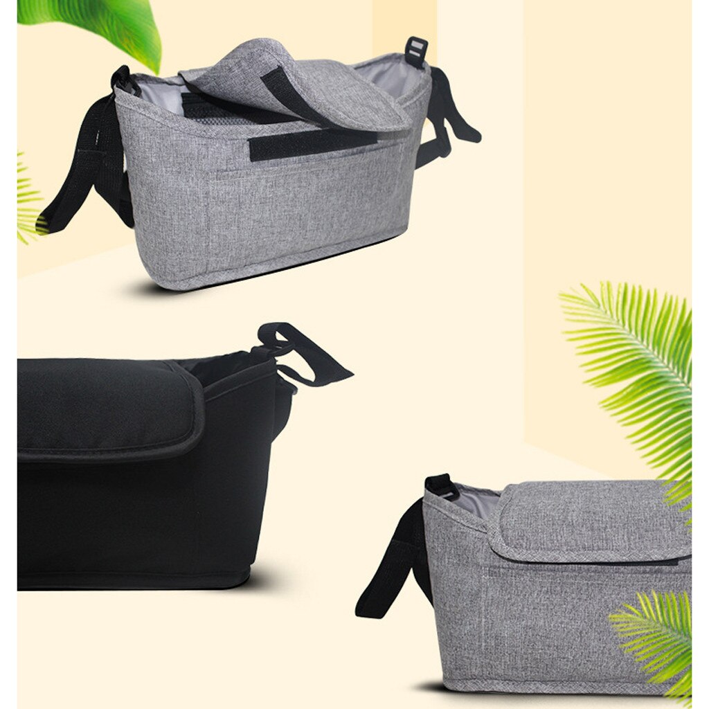 Universal Baby Stroller Organizer Bag with Cup Holder Includes Shoulder Strap Organizer Pocket Stroller Accessories @35