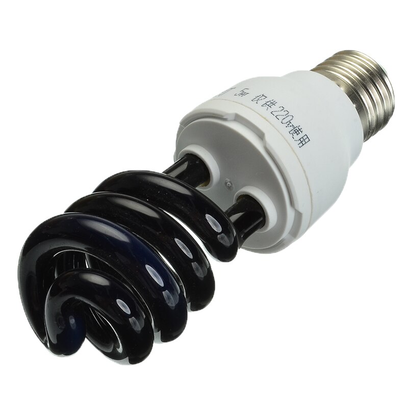E27 UV Light Bulb Ultraviolet Lamp Fluorescent CFL 5/15/20W Spiral Enegy Saving Black Light Violet Lighting 220V 300-400nm