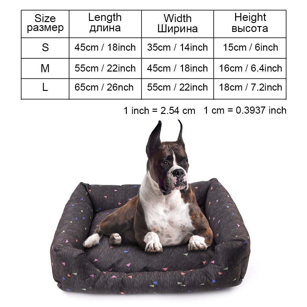 Tapis De Lit Pour Chien Et Chat Blueberry - Matelas Moelleux 4 Cm, Fond Antidérapant, Taille M 91,4x61 Cm