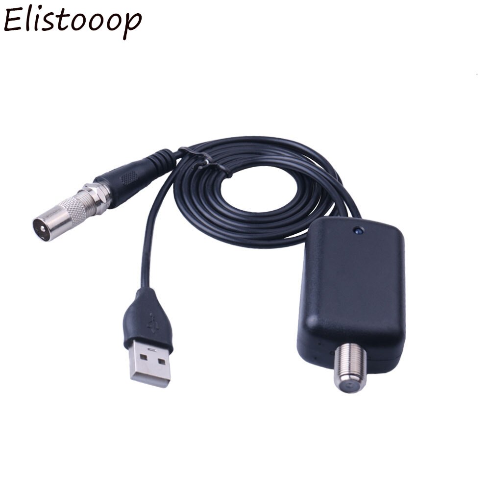 Indoor 4K 25DB High Gain HD TV DTV Box Digital TV Antenna EU Plug 50 Miles Booster Active Indoor Aerial HD Flat