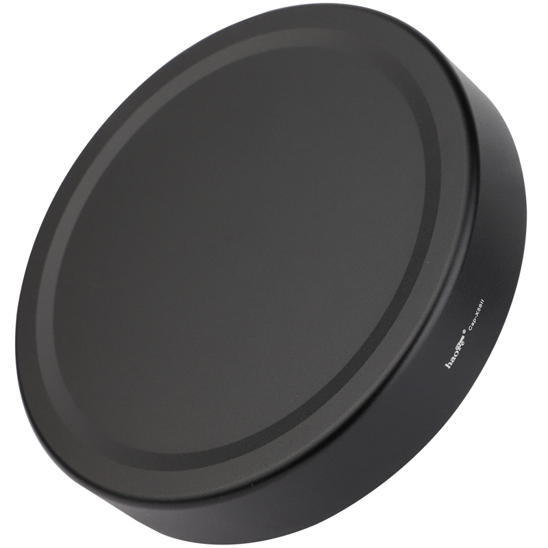 Haoge LH-X56II Lens Hood Metal Square Bayonet for Fujifilm XF56mm F1.2 R WR lens, Fuji XF 56MM F1.2 Mark II Lens Hood, With Cap
