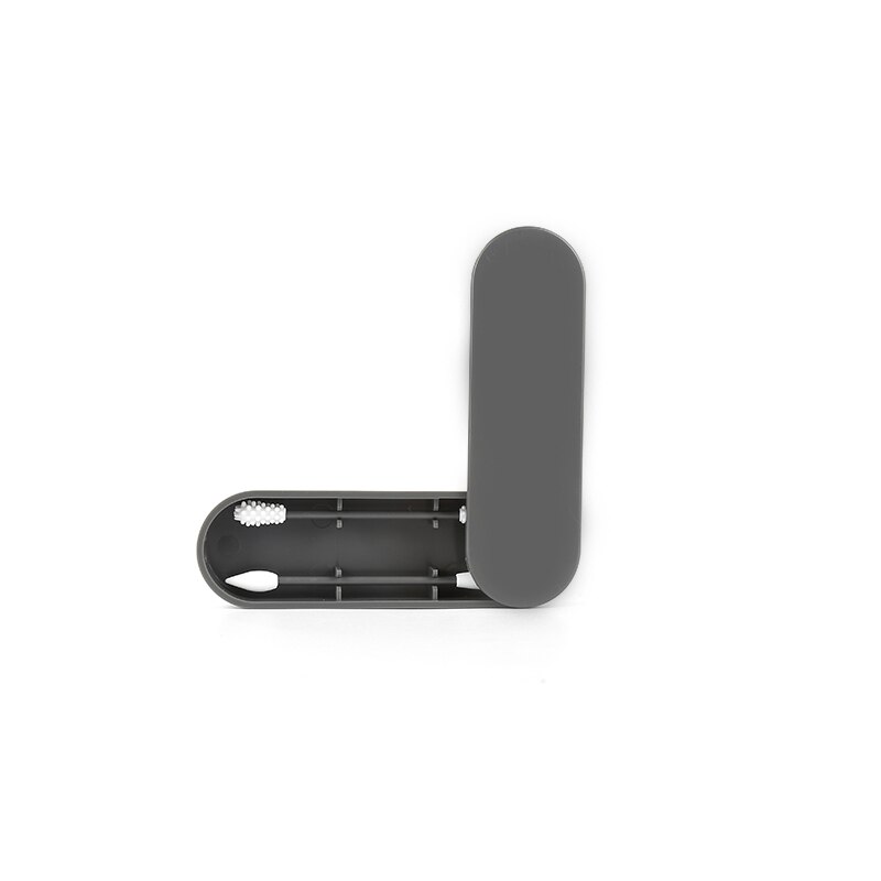 2 pièces/boîte coton-tige réutilisable oreille nettoyage cosmétique Silicone bourgeons écouvillons bâtons Double tête recyclage pour le nettoyage des outils de maquillage: Black