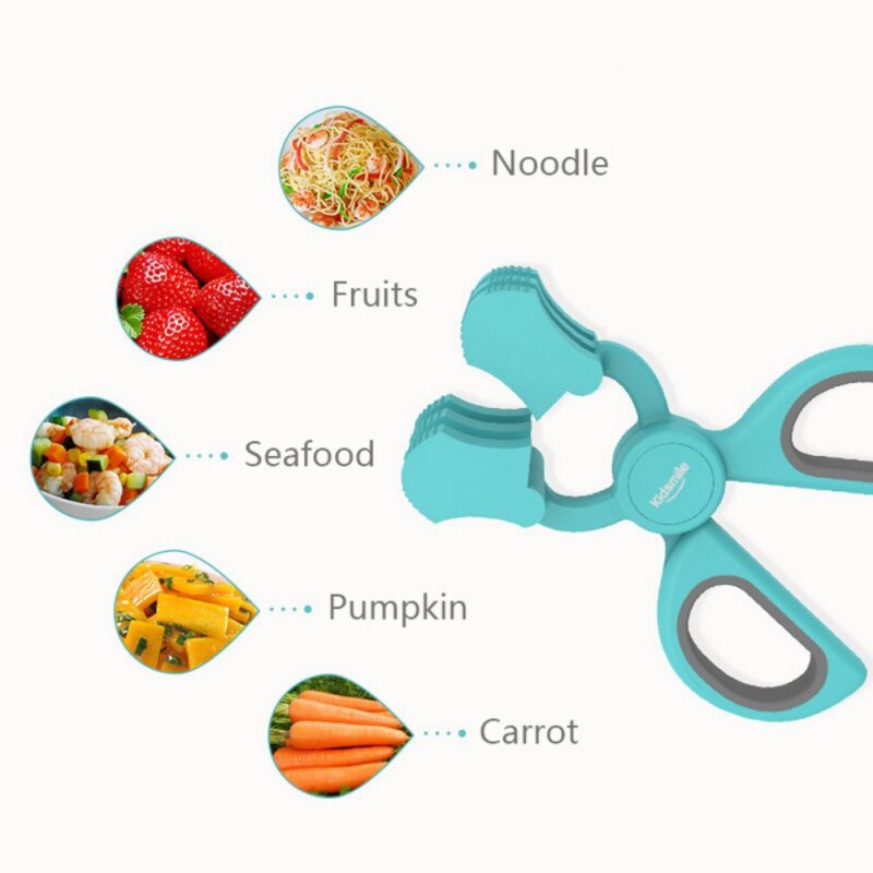 Children Kitchen Scissors Baby Food Fruit Supplement Scissors Multi-function Scissors z
