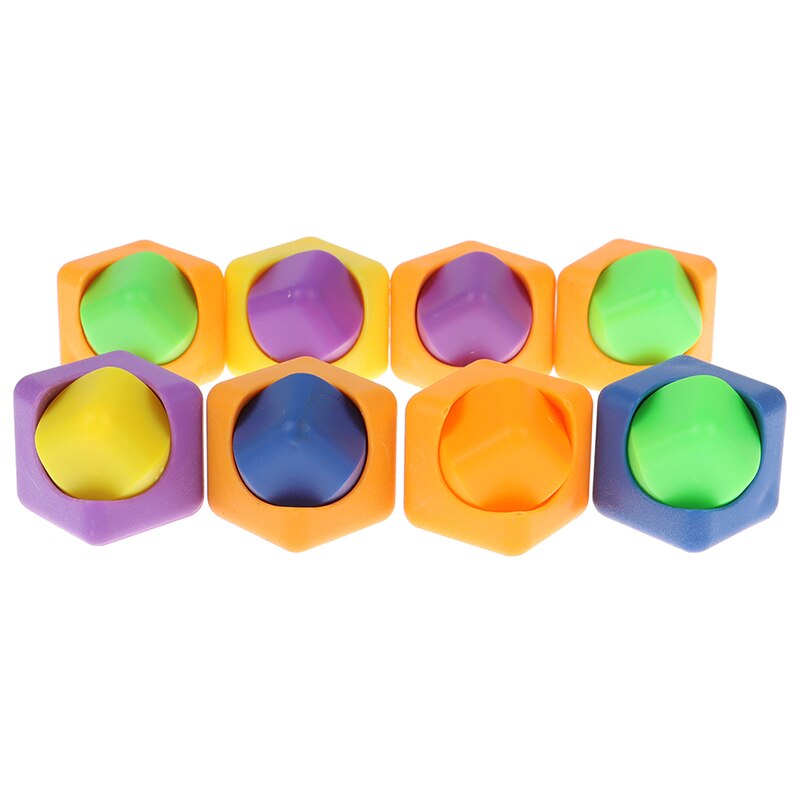 1PC Plastic Kleur Magic Fidget Spinner Vinger Stress Speelgoed