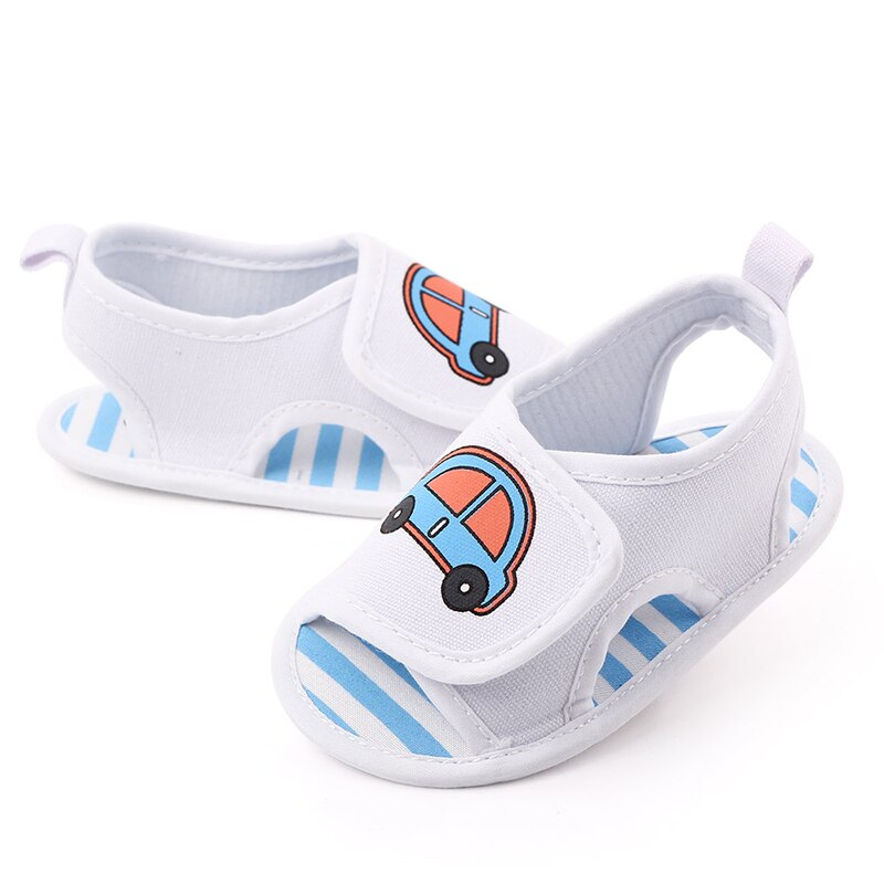 Chaussures d'été antidérapantes respirantes pour bébés filles, sandales de bonne à semelles souples pour les premiers pas des tout-petits,