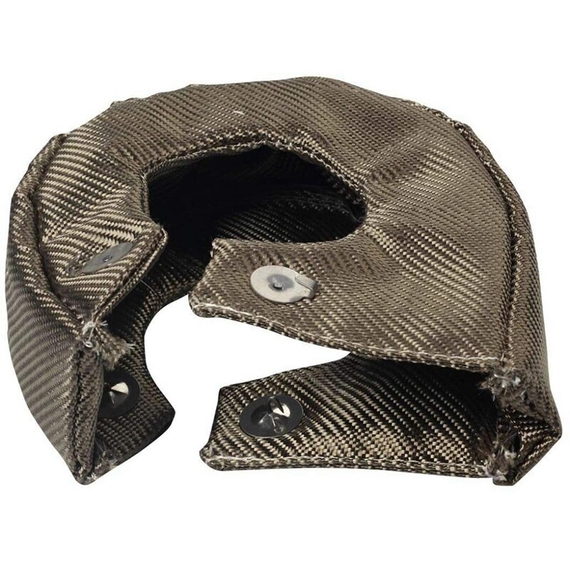 T3 Titanium Turbo Blanket Heat Shield Charger Cover Wrap for T3 T25 T28 GT25 GT35 with Locking Springs
