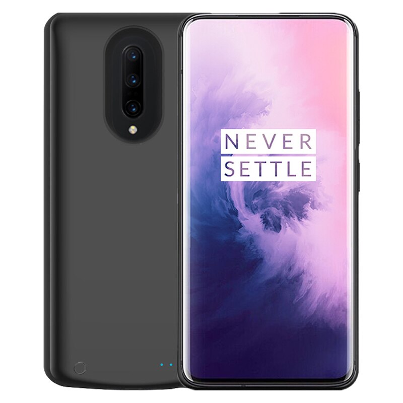 Energie Bank Für Oneplus 7 Profi batterie fallen Silm Externe Batterie Ladegerät fallen Für oneplus 7 fallen mit zurück batterie powe Abdeckung