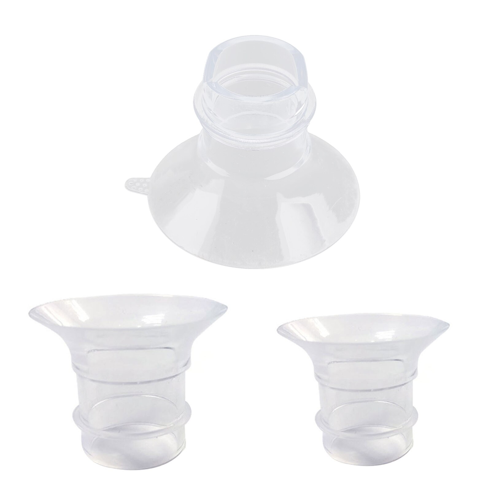 B2EB 17/19/21mm Breast Pump Funnel Inserts Plug-in Different Caliber Size Converter