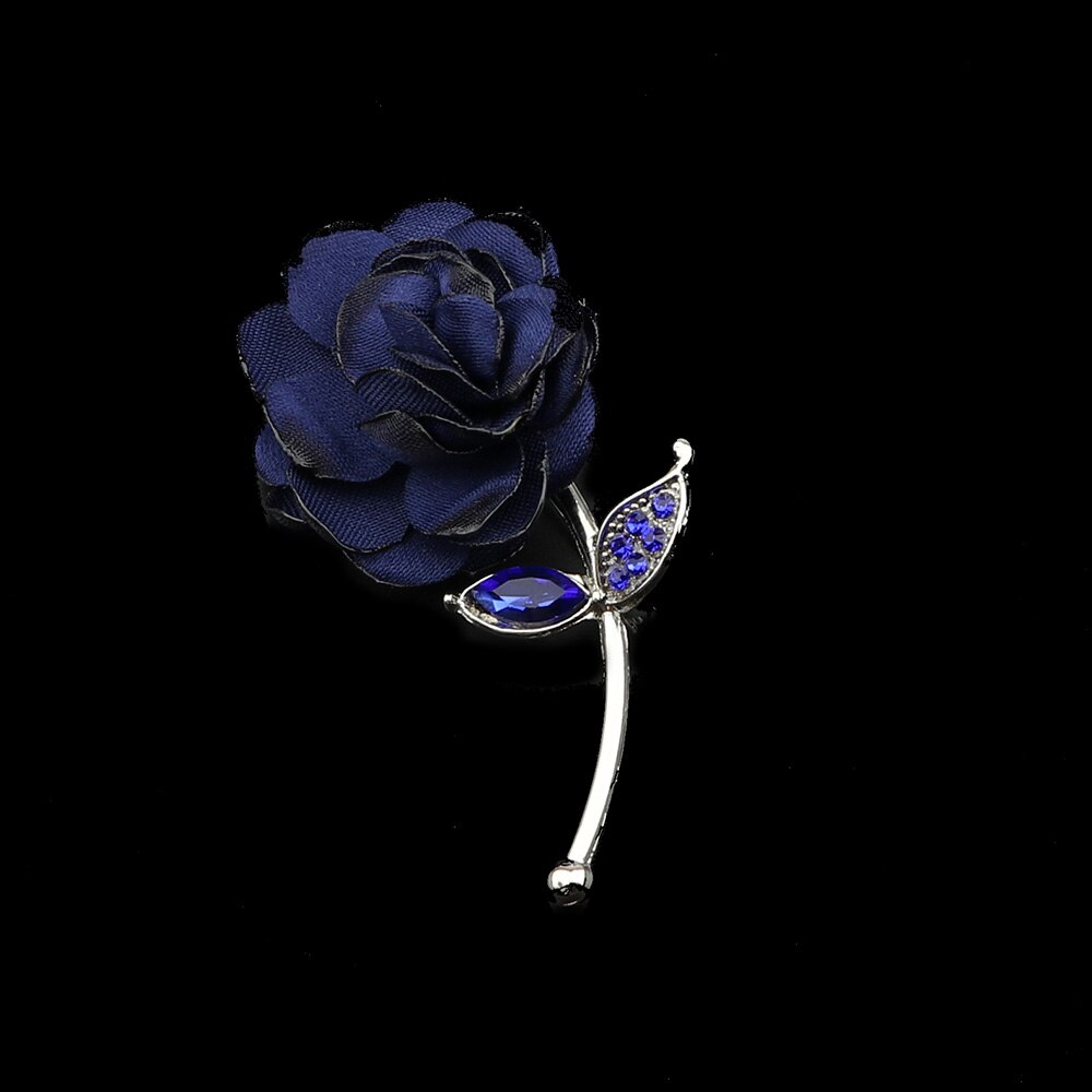 Mannen Geavanceerde Retro Breastpin Pin Gouden Sieraden Rose Bloem Banket Broche Stok Corsage Kraag Pinnen Overhemd Accessoire: 20