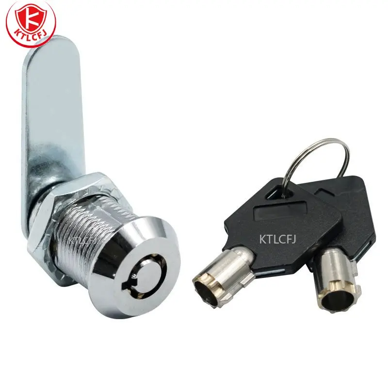 1set 16/20/25/30mm Thickened Cylinder Key Tongue Lock Zinc Alloy File Iron Cabinet Office Furniture Cabinet Lock