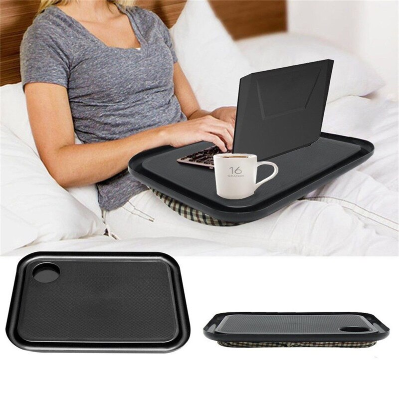 Portable 42 x 33cm Handy Lap Tray Laptop Table Outdoor Learning Desk Lazy Tables Laptop Stand Holder For Bed For Notebook