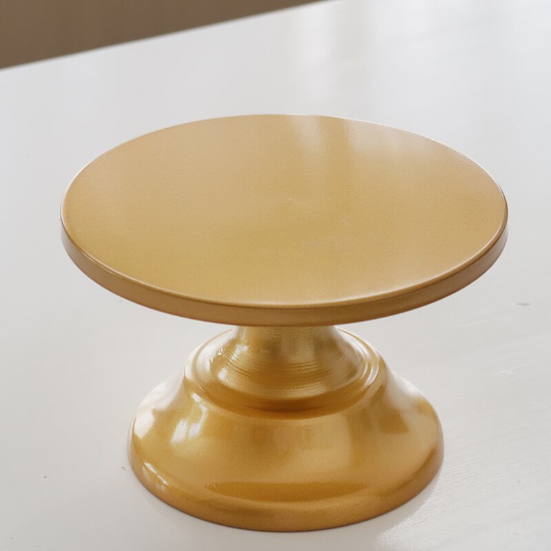 Nordic Dessert Cake Stand Metal Afternoon Tea Candy Snack Cake Display Stand Wedding Support Gateau Kitchen Supplies DG50TD: 20cm golden