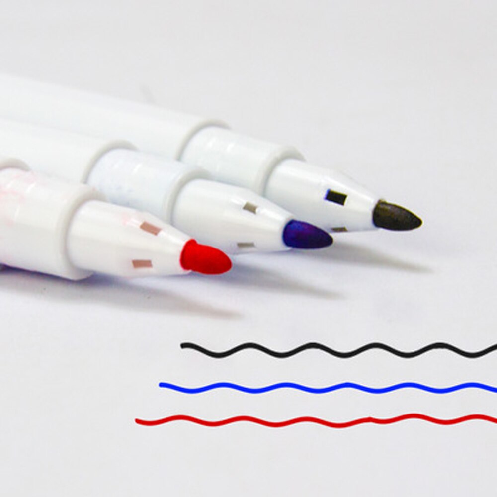 WhiteBoard Stiften | 10 Stuks Schrijfpennen Met,0.5mm Uitwisbare