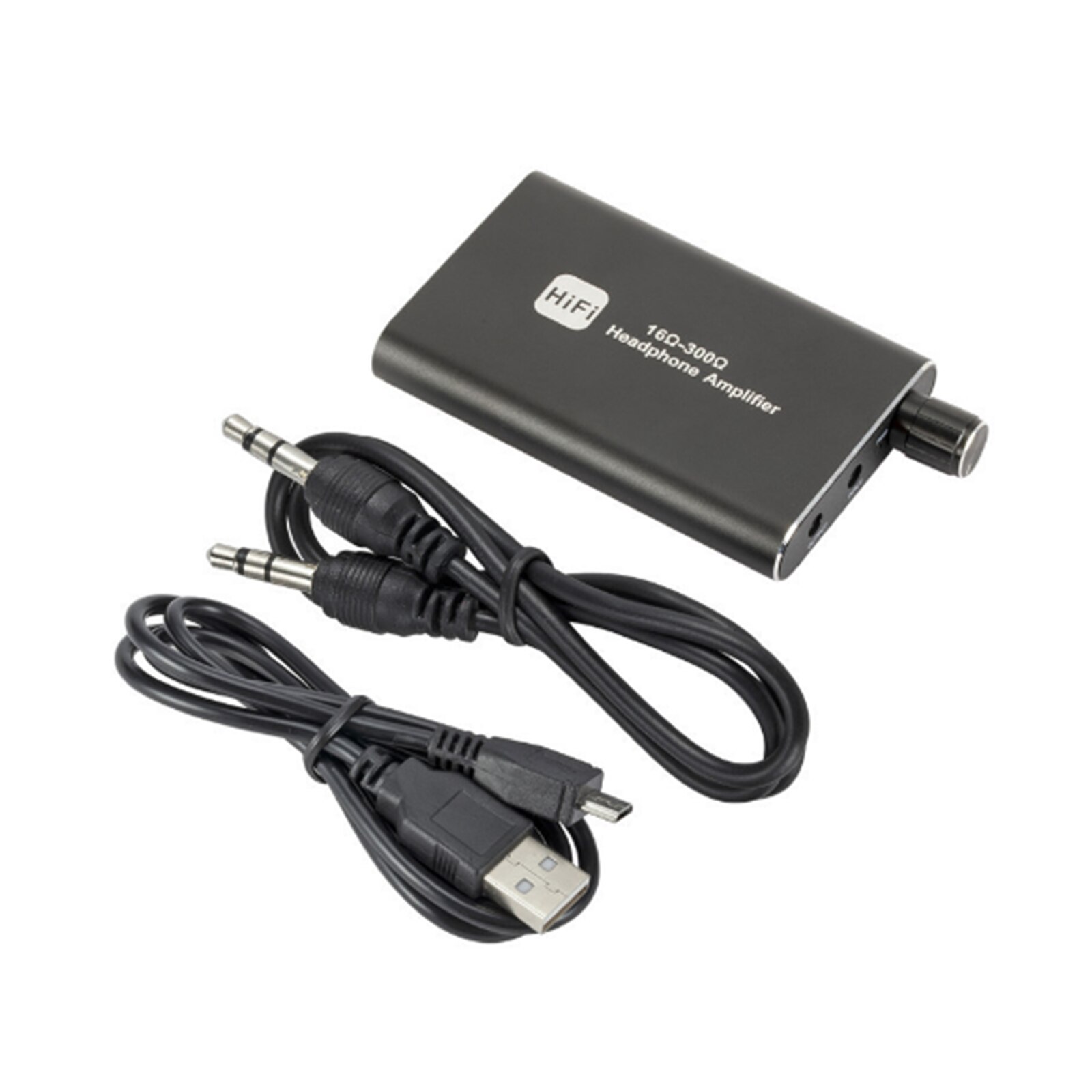 HiFi Portable Headphone Amplifier Bluetooth 5.0 3.5mm Stereo Audio Out Input Audio Receiver Headphone Amplifier_Black