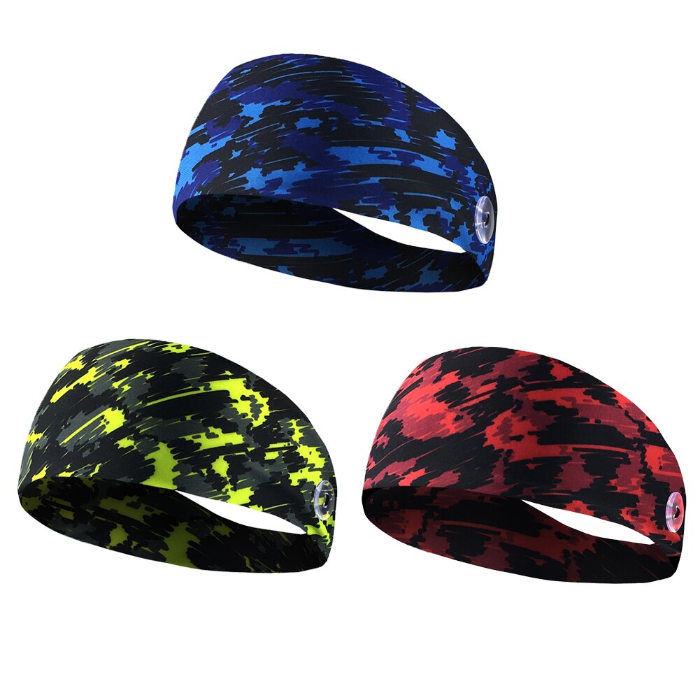 Unisex Elastische Knop Hoofdband Oor Saver Sport Fitness Zweet Hoofdband Haar Band Outdoor Running Fietsen Snel Droog Zweet Hairban