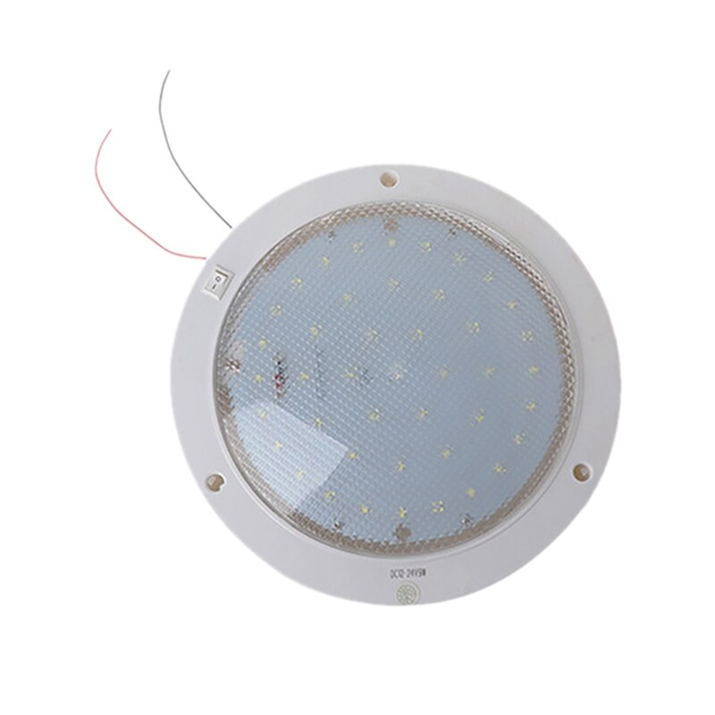 42LED 12V Pancake Light RV Caravan Van Trailer Boat Interior Ceiling Dome Light 9W Warm White