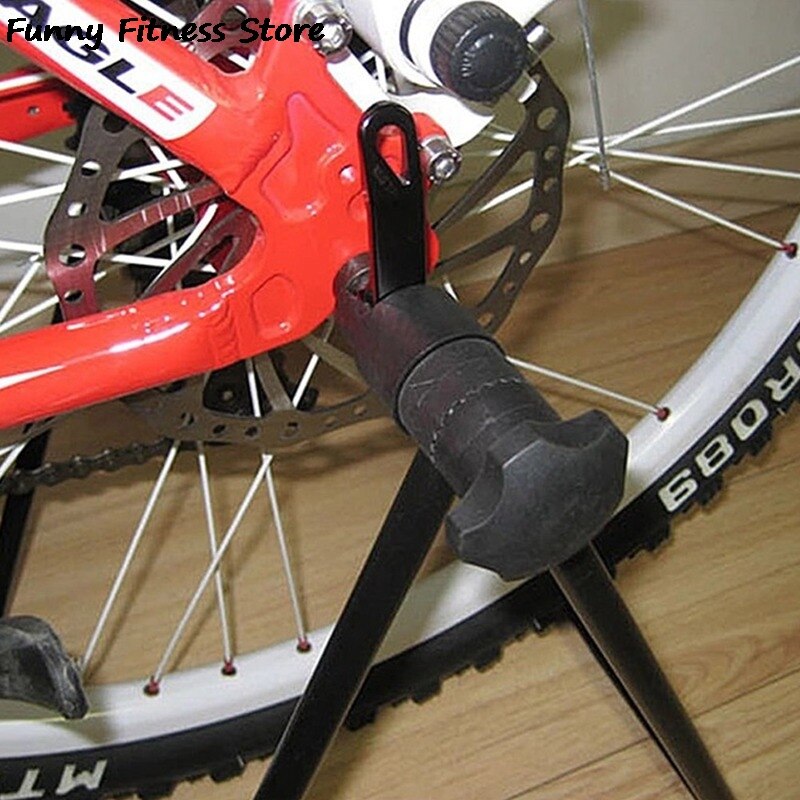 Mountain Bike Parking Stand Triangle Vertical Stand Display Wheel Hub Bike Repair Stand Kickstand for Bicycle Repair Floor Stand
