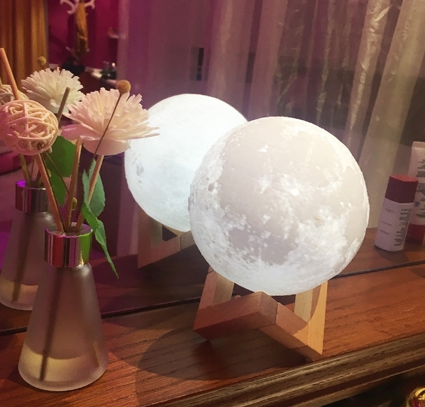 3D Licht Print Jupiter Lamp Aarde Lamp Kleurrijke Maan Lamp Oplaadbare Change Touch Usb Led Tafel Licht Home Decor Creatieve
