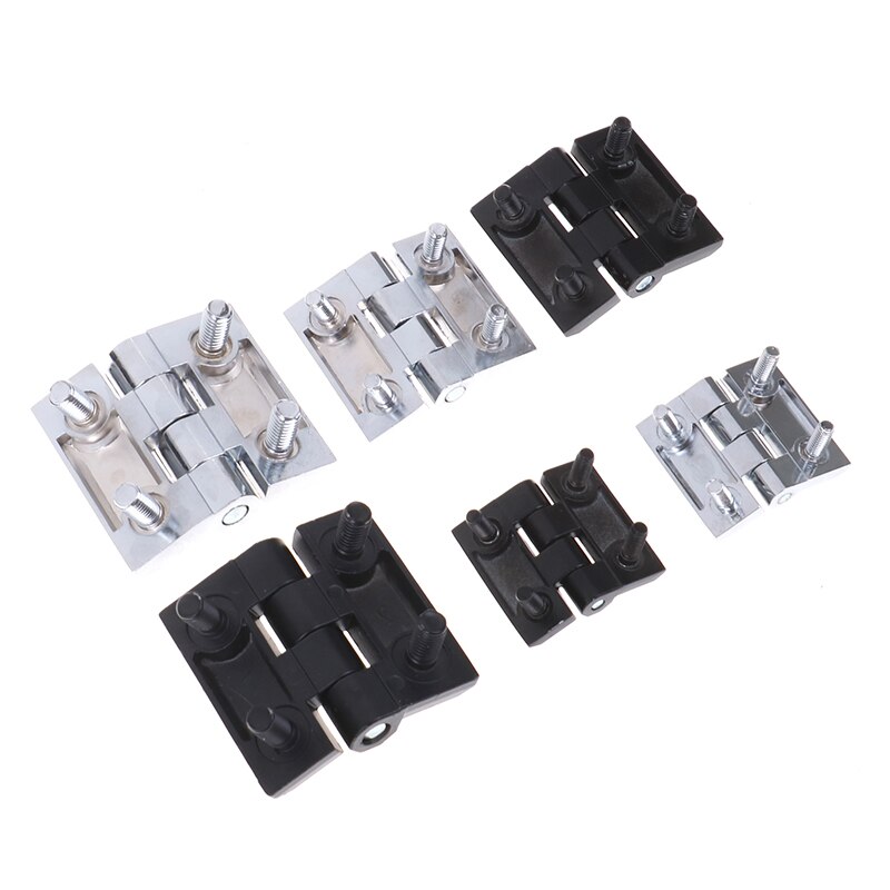 Zinc Alloy Industrial Cabinet Hinge Thickening Electric Power Box Metal Case Door Clamp Hinge With Screw Fixed Hardware