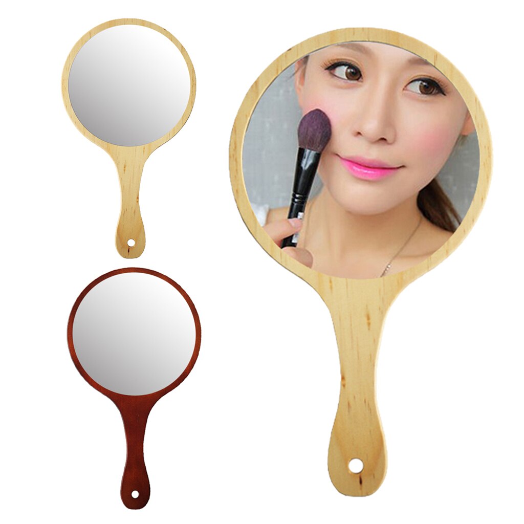 Hand Held Mirror with Handle, Makeup Hand Mirror for Bathroom and Bedroom, Barbers Haircut Mirror for Home and Salon