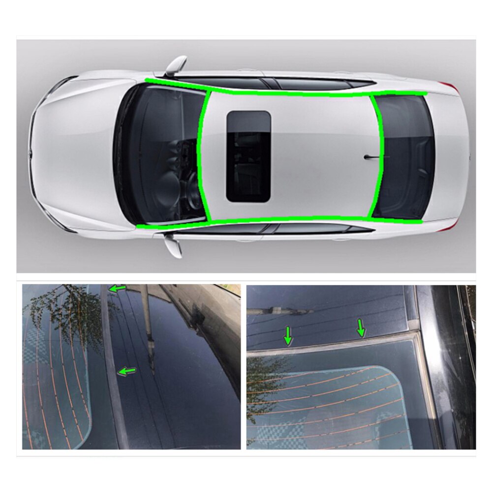 Auto Rubber Seal Strips Car Seal Protector Sticker Window Edge Windshield Roof Rubber Sealing Strip Noise Insulation Accessories
