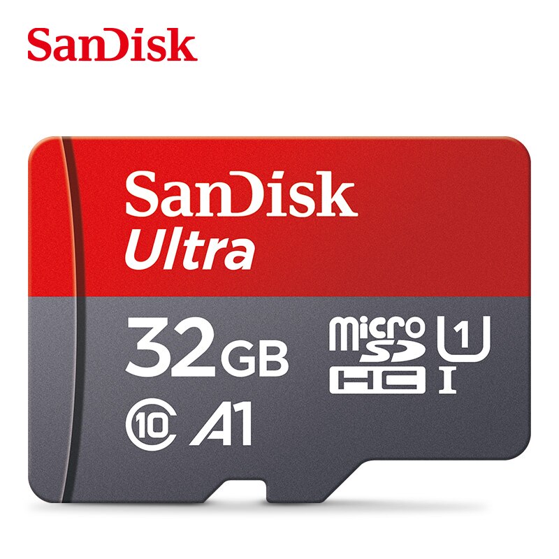 Sandisk Micro Sd-kaart Class10 Tf Card 16Gb 32Gb 64Gb 100% Originele 128Gb 256Gb Max 120 Mb/s Geheugenkaart Voor Smartphone En Tablet: 32GB