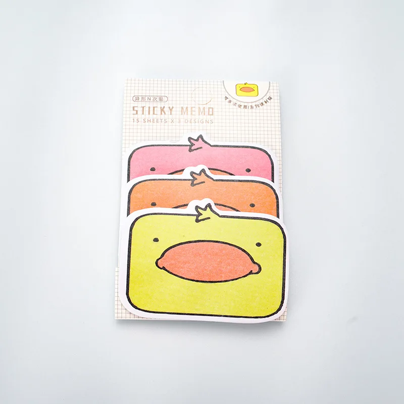 45Sheets Kawaii Paper Sticky Notes Notepad Memo Pads Sticky Notes School Stationery Stickers Posted it Sticky Note Pads: Chocolate