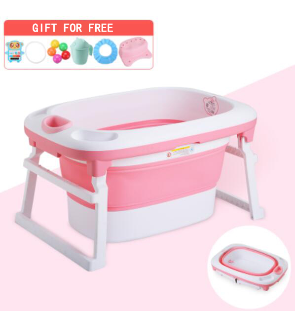 Children Bathing Tub Plastic Foldable Baby Bathtub