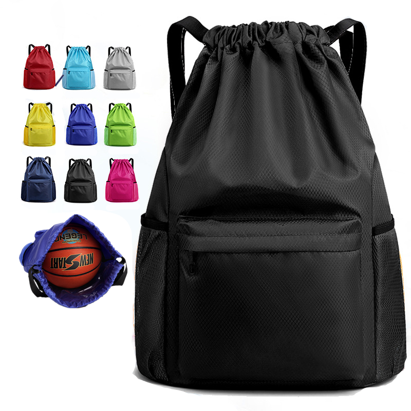 Sport Trekkoord Rugzak String Bag Sackpack Met Grote Capaciteit Gym Zwemstrand Voor Vrouwen En Mannen Om Dagelijks Te Houden