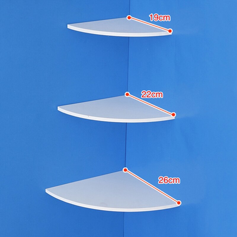 3 stuks hoek badkamer plank organizer wandplank keuken opbergrek douche houder thuis boekenplank planken opbergruimte