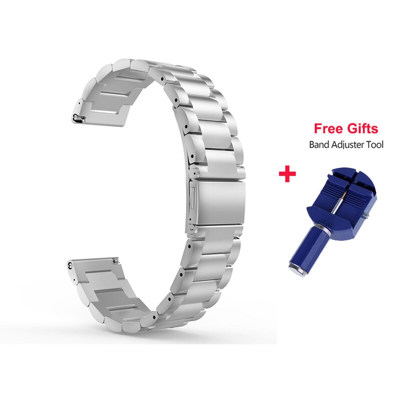 22mm Metall Band Für Xiaomi Huami Amazfit Tempo Armband Milanese Schleife Magnetische Strap für Amazfit Tempo Stratos 2 Gürtel ersatz: Steel Silve and Tool