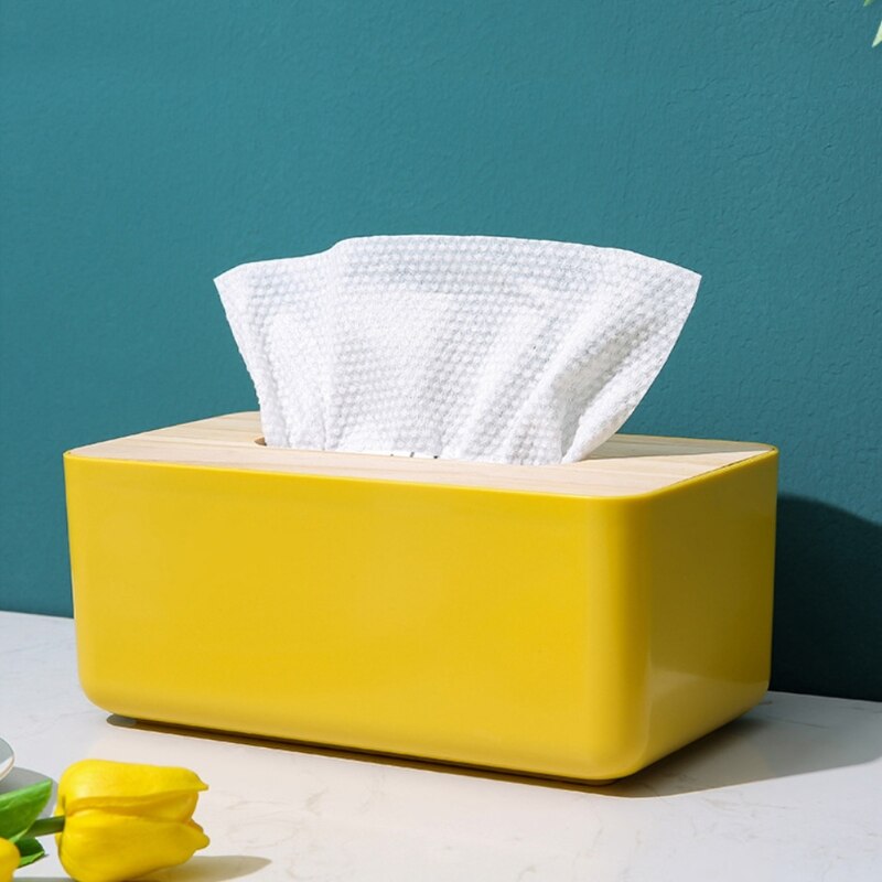 Tissue Box Roll Paper Storage Container Remote Control Storage Case