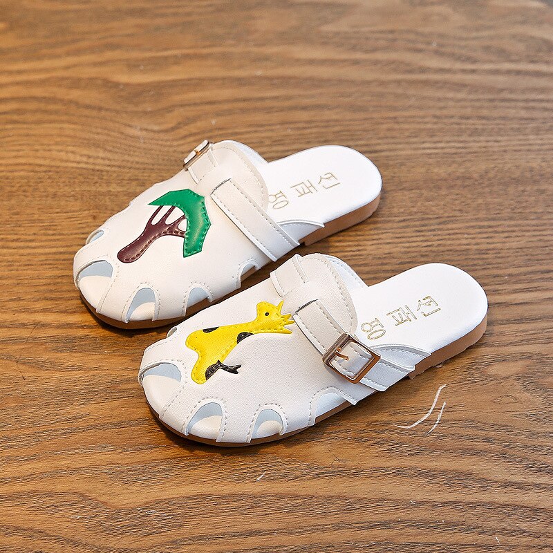 Skoex Children Shoes Girls Cartoon Slippers Soft Bottom Anti-slippery Home Shoes Kids Outdoor Beach Sandals Slippers