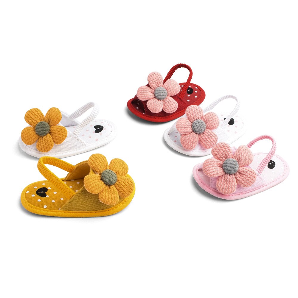 Zomer Zonnebloem Baby Sandalen Zachte Bodem Peuter Schoenen 0-1 Jaar Oude Baby Meisjes Baby Schoenen Meisjes baby Boy Schoenen