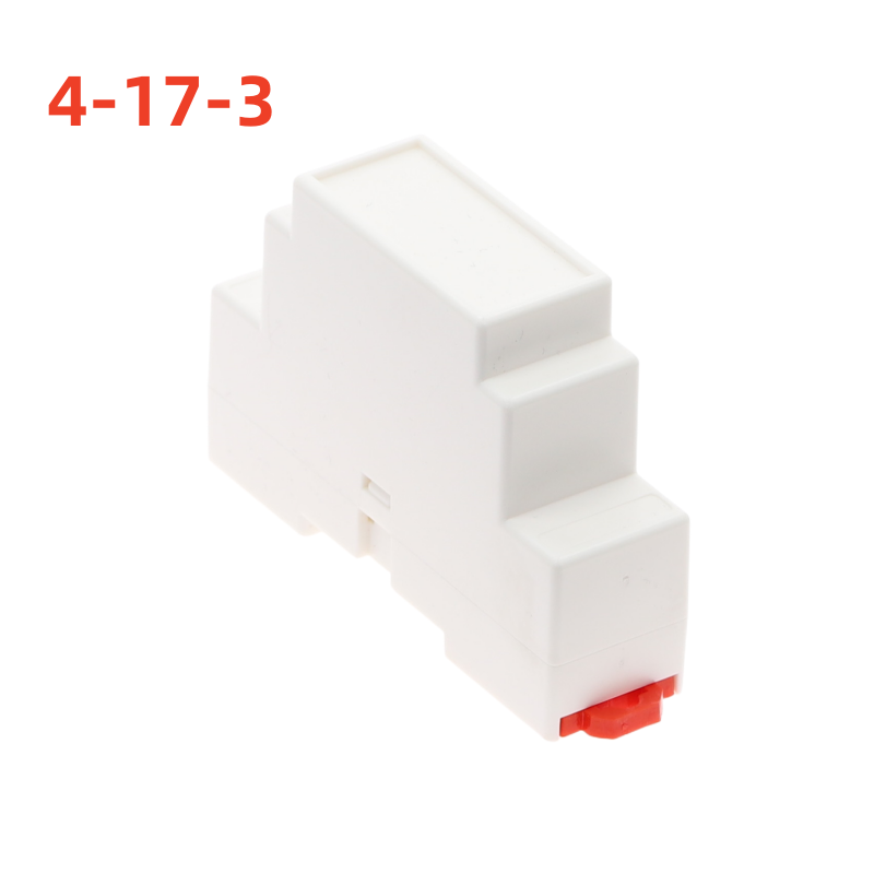 Supply Rail Electrical Shell Safety Barrier Isolation Module Plastic Shell 4-17 : 88X24X59MM ABS Enclosure Case Control Box: GRAY