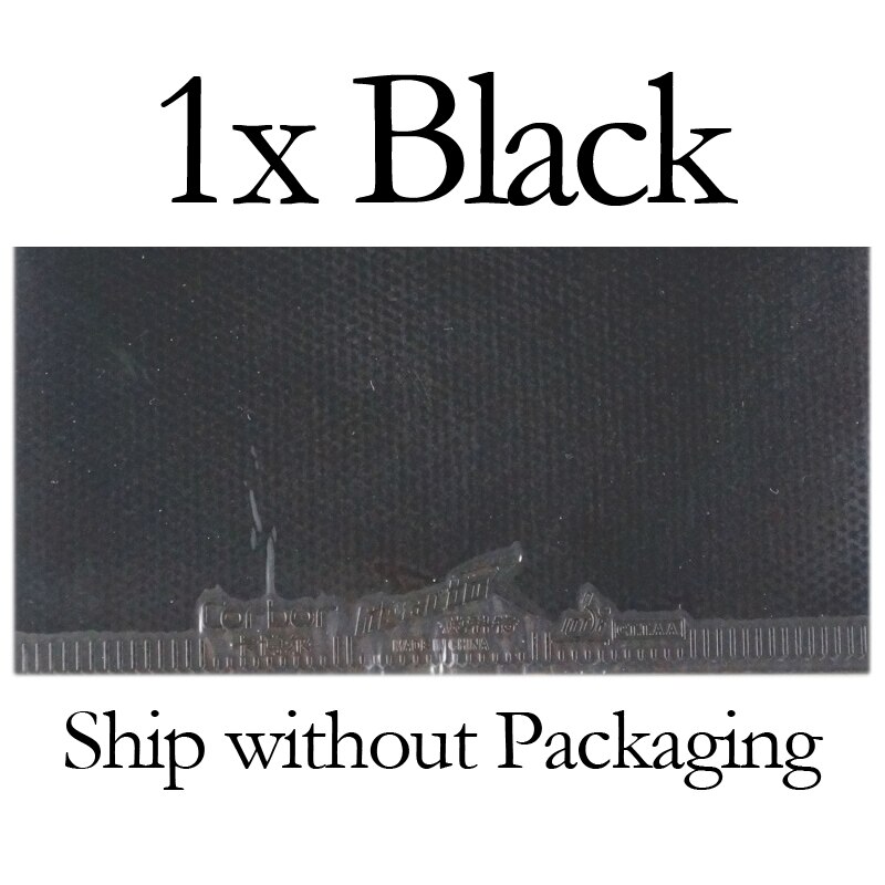 Reactor Corbor Tafeltennis Rubber Zonder Verpakking) Originele Reactor Ping Pong Spons: 1x Black