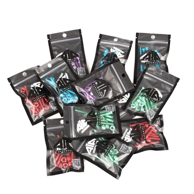 AKAGEAR 8Pcs Skateboard Screws for Installing Trucks Skateboarding Truck Gilt Screws Hardware