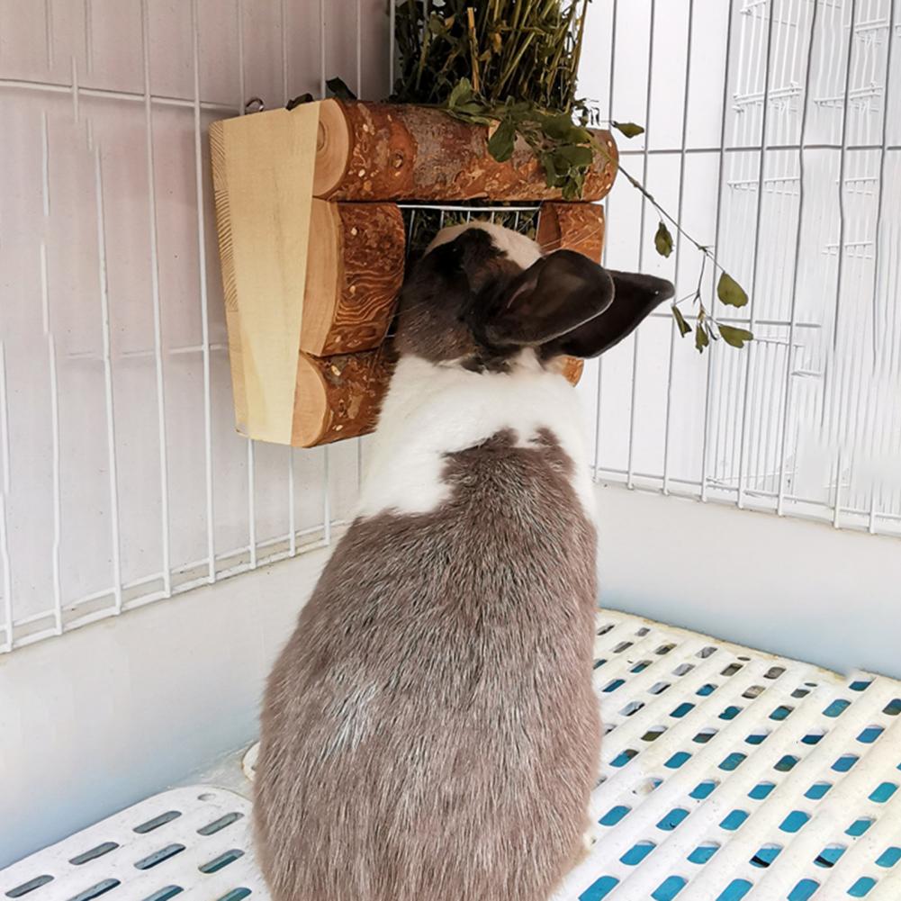 Tragen Beständig Holz Alle-Zweck Hase Guinea Schwein Heu Zubringer für Wald