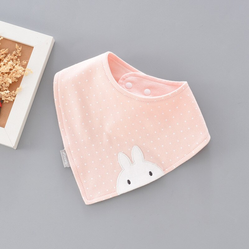 Baby speeksel handdoek baby driehoek slabbetjes eten voor meisjes jongens zachte katoenen stof cartoon: Wat 082b