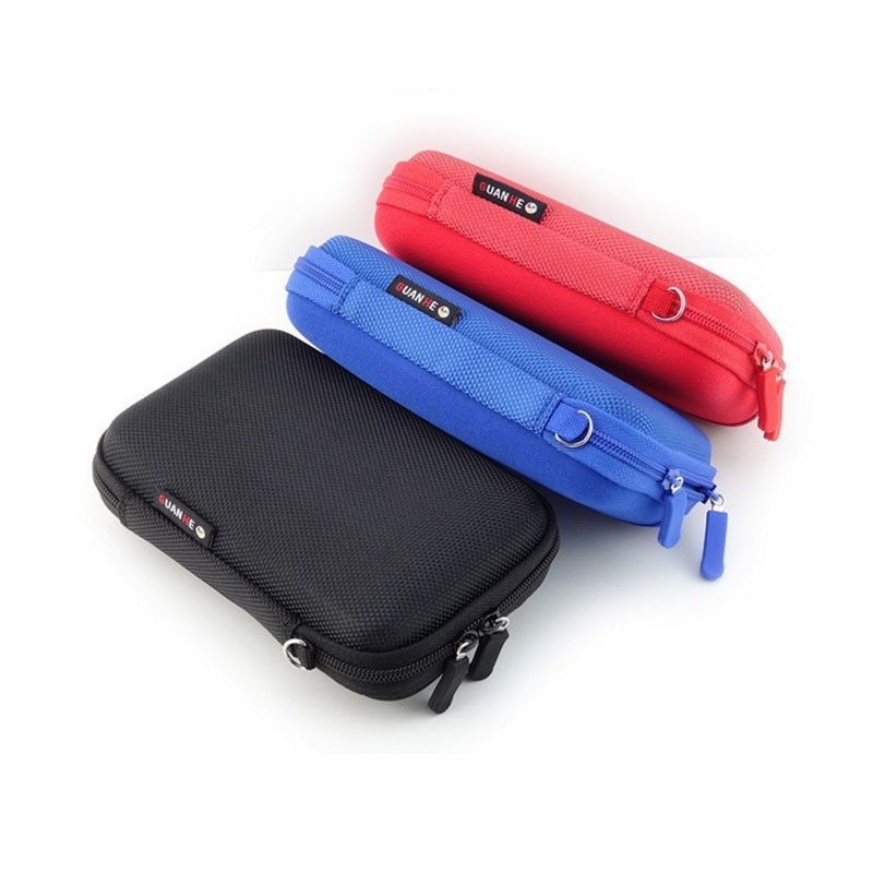 GUANHE esterno duro unità Cassa del manicotto del Sacchetto Del Sacchetto 2.5 "USB HDD Esterno/duro unità Disk duro Disk per Il Trasporto Nera caso per Il mio passaporto