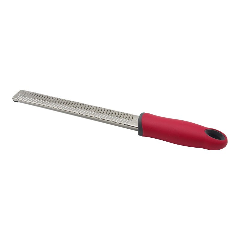 Rvs Kaas Rasp Shredder Vlijmscherp Mes Hand Rasp Voor Parmezaanse Kaas Raspen Kaas Citrus Citroen Zester Fruit Tool: red