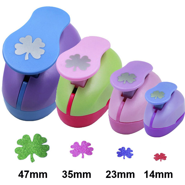 Freesship leaves 16mm 25mm 35mm 48mm craft punch twig leaf Punch Craft Scrapbooking Paper Puncher Tree Shaped Punches: 14233547 Four Leaf