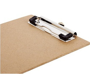 Deli Wooden Material Writing Board File Organizer A4 Wood Flat Clamp Office Supplies Noteboard File Folder Office Organizers