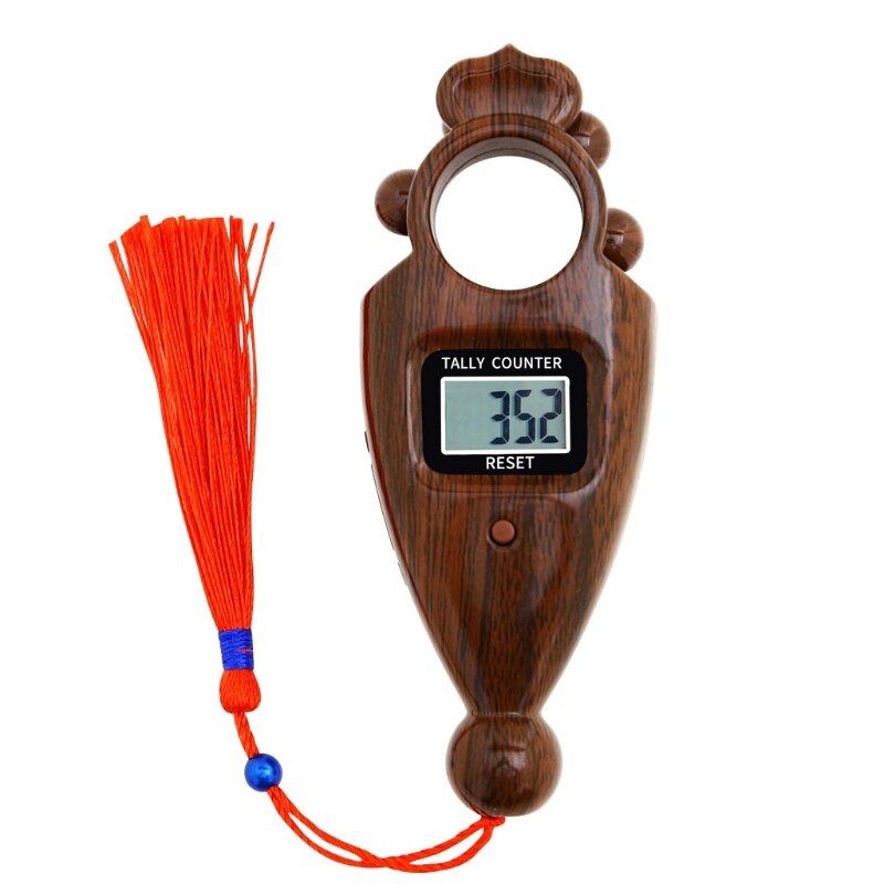 Electronic Digital Bead Finger Tally Tasbeh Misbaha Prayer Tasbih Golf Counter Portable Durable Safe Practical: C