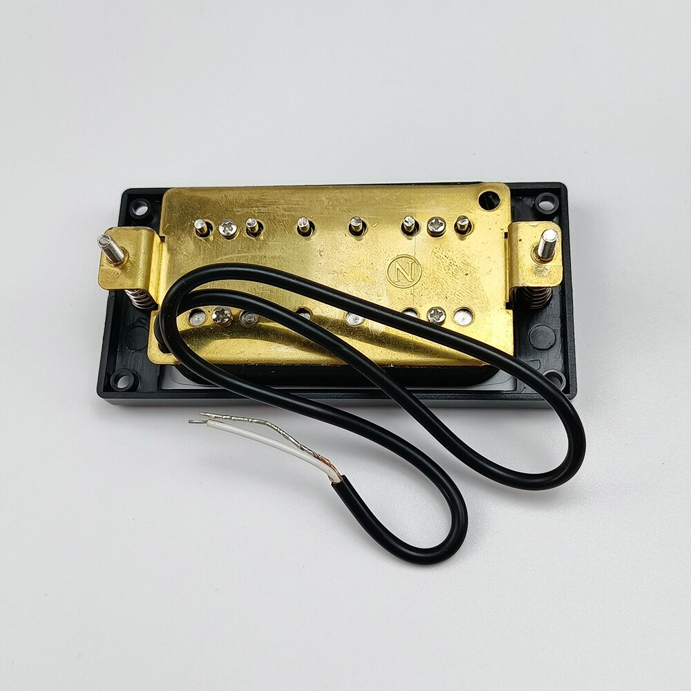 Electric Guitar Pickup Humbucker Double Coil LP Electric Guitar Pickups 50/52mm Neck Bridge Pickup with installing Frame: Bridge