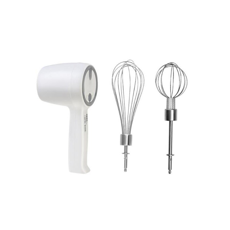 Wireless Electric Whisk Household Mini Handheld Charging Whipped Creamy Egg White Baking Tool Automatic Mixer: white