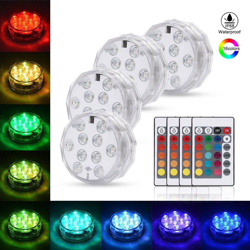 IP68 Zwemmen Zwembad Light Xmas Dompelpompen Onder... – Grandado